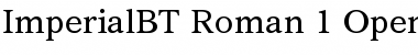 Imperial Regular Font