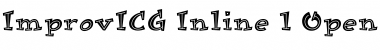 ImprovICG Inline Font