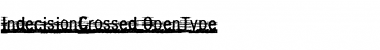 Download IndecisionCrossed Font Download IndecisionCrossed Font