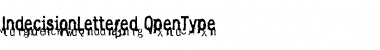 Download IndecisionLettered Font Download IndecisionLettered Font
