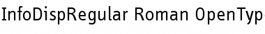 InfoDispRegular Roman Font