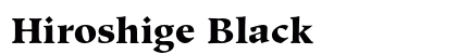 Hiroshige Black preview