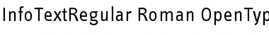 InfoTextRegular Roman Font