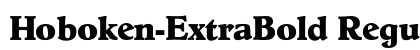 Hoboken-ExtraBold Regular preview
