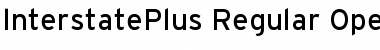 InterstatePlus Regular Font