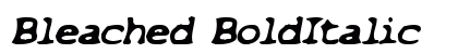Bleached BoldItalic Preview