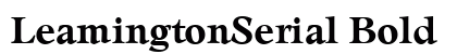 LeamingtonSerial Bold preview