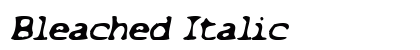 Bleached Italic Preview