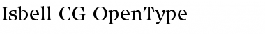 Isbell CG Regular Font