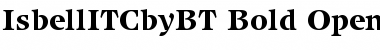 ITC Isbell Bold Font