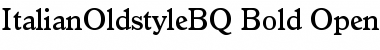 Download Italian Old Style BQ Font