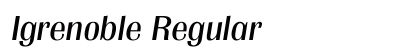 Igrenoble Regular Preview