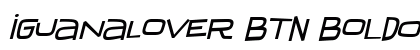 IguanaLover BTN BoldOblique preview