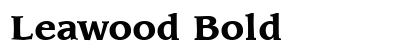 Leawood Bold preview