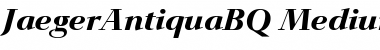 Jaeger-Antiqua BQ Regular Font