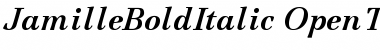 Jamille BoldItalic Font