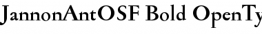 Download Jannon Ant OSF Font