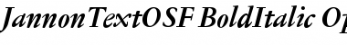 Download Jannon Text OSF Font