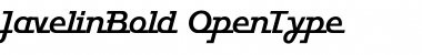 Download JavelinBold Font