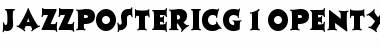 Download JazzPosterICG Font