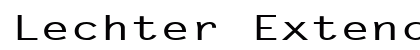 Lechter Extended Bold preview