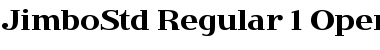 Jimbo Std Regular Font