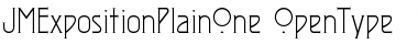 JMExpositionPlainOne Regular Font