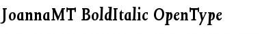 Joanna MT Bold Italic Font