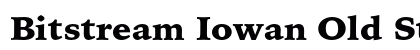 Bitstream Iowan Old Style Black OSF Preview