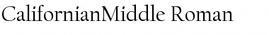 CalifornianMiddle Regular Font