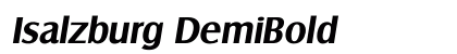 Isalzburg DemiBold preview