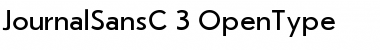 JournalSansC Regular Font JournalSansC Regular Font