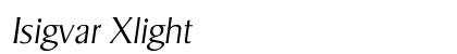 Isigvar Xlight Preview