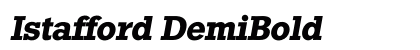 Istafford DemiBold preview