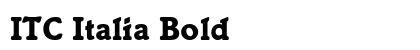 ITC Italia Bold preview