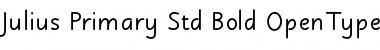 Julius Primary Std Bold Font