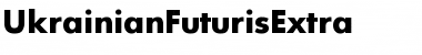 Download UkrainianFuturisExtra Font