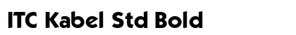 ITC Kabel Std Bold preview