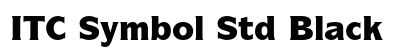 ITC Symbol Std Black Preview