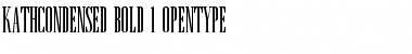 KathCondensed Bold Font