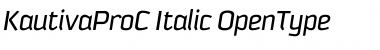 KautivaProC Italic Font