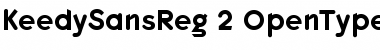 KeedySansReg Regular Font