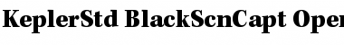 Kepler Std Black Semicondensed Caption Font