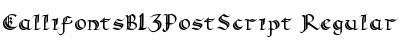 Download CallifontsB13PostScript Font Download CallifontsB13PostScript Font