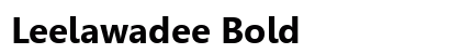Leelawadee Bold preview
