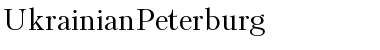 UkrainianPeterburg Regular Font