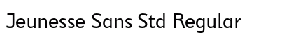 Jeunesse Sans Std Regular preview