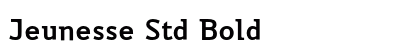 Jeunesse Std Bold preview