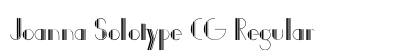 Joanna Solotype CG Regular preview