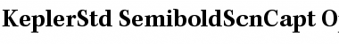 Kepler Std Semibold Semicondensed Caption Font